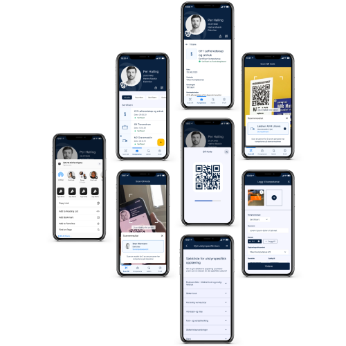 Screenshot of Sentralregisteret solution